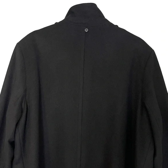 Lauren Ralph Lauren Womens Wool Blend Mock Neck Black Winter Coat Size XXL - Picture 6 of 14